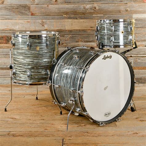 Ludwig 13/16/22 3pc Drum Kit Blue Oyster 1960s | Drum kits, Drums ...