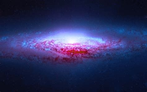 Spiral galaxy Wallpaper 4K, Astronomy, Universe, Colorful