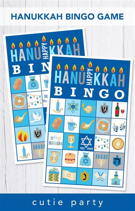 Hanukkah Celebration Bingo Party Game | Chanukah party, How to celebrate hanukkah, Happy hanukkah