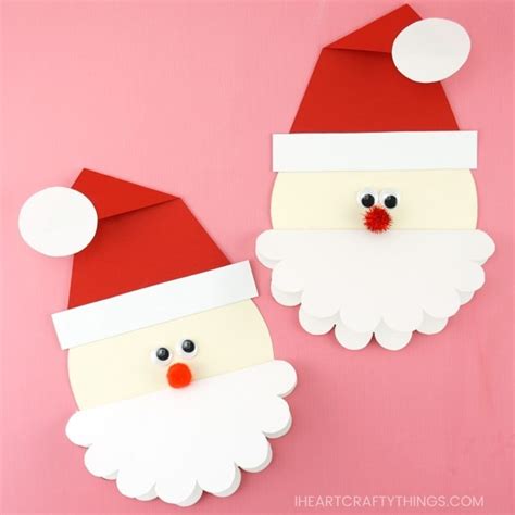 Santa Card - I Heart Crafty Things