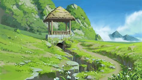 Anime Grassy Hills Wallpapers - Wallpaper Cave