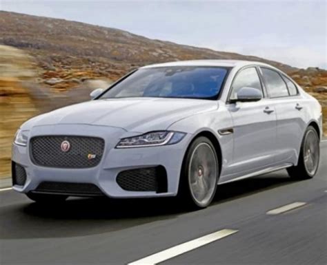 White Jaguar Car