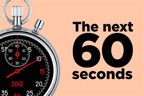 Things That Will Happen in the Next 60 Seconds | Reader's Digest