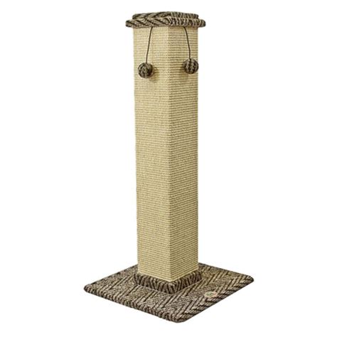 Cat Tree Furniture 35 in. High Obelisk - Two Tone - Walmart.com ...