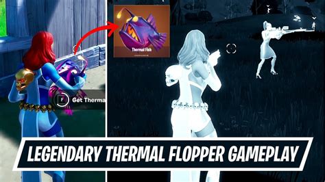 Legendary Thermal Flopper Fish Gameplay - Best Fish ever in Fortnite | How many of you got this ...