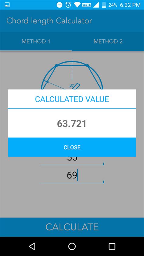 Chord length Calculator - App on Amazon Appstore