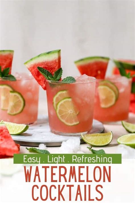 Vodka Watermelon Cocktails - Kim's Cravings