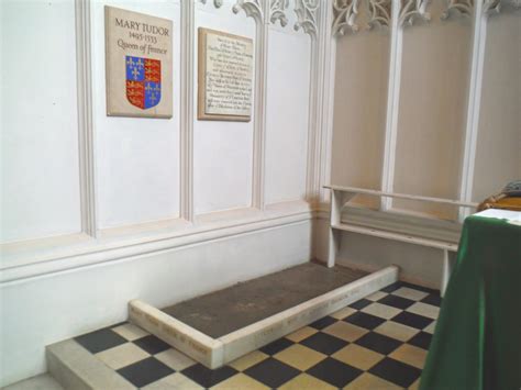 Visiting the Tomb of Mary Tudor, Queen of France