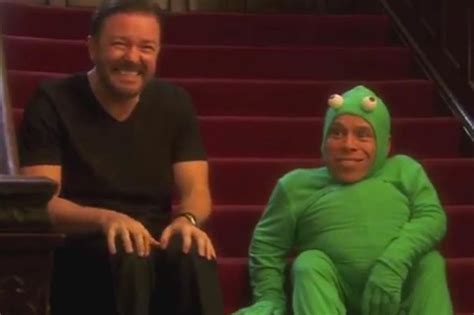 Warwick Davis In Frog Costume For 'Life's Too Short': Ricky Gervais Show Promo | HuffPost ...