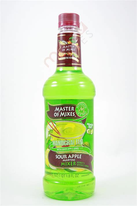 Master of Mixes Sour Apple Martini Mixer 1L - MoreWines