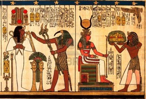 egyptian-papyrus-with-antique-hieroglyphs | Произведения искусства на тему египта ...