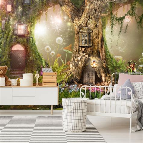 Fairy Forest Wall Mural / Nursery Wallpaper / Enchanting - Etsy Australia