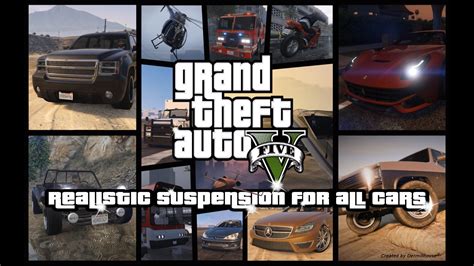 Realistic suspension for all cars - GTA5-Mods.com