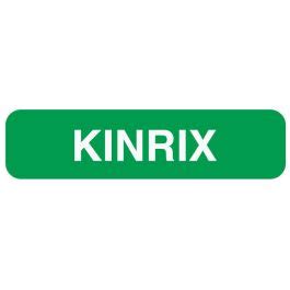 Vaccine Label, KINRIX, 1-1/4" x 5/16" | United Ad Label