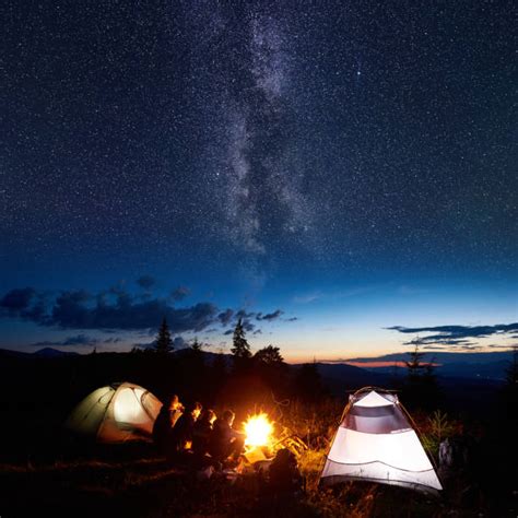 Family Camping Night Stars Stock Photos, Pictures & Royalty-Free Images - iStock