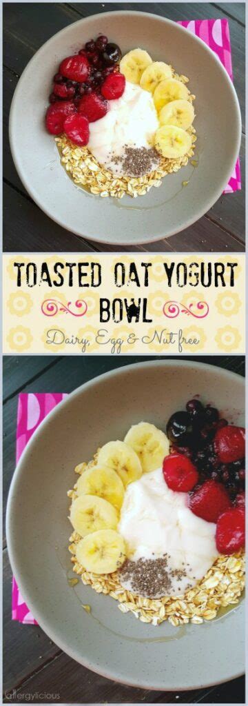 Toasted Oat Yogurt Bowl · Allergylicious