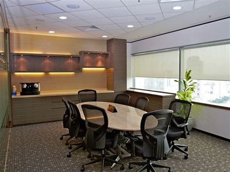 warm contemporary colors and design | Conference room design, Small home offices, Conference ...