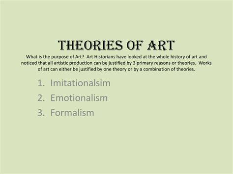 Theories of Art