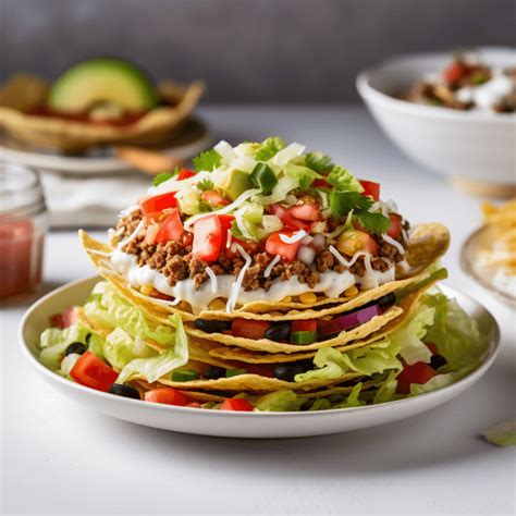 Layered Taco Salad Recipe – A Delightful Fusion To Try - Soup Chick