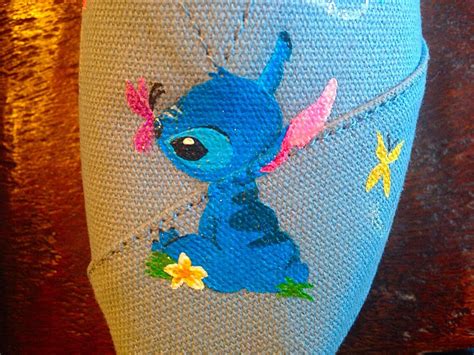 Disney's Stitch themed shoes | Etsy