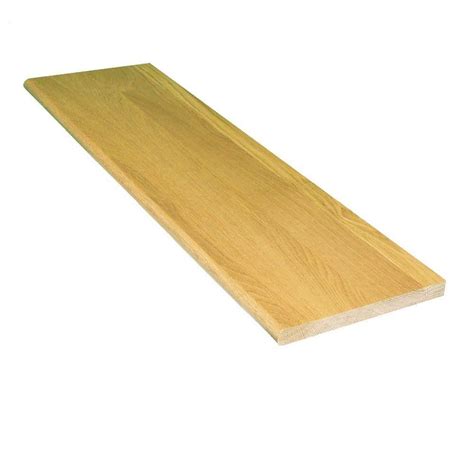 Stairtek 1 in x 11.5 in. x 48 in. Prefinished Natural White Oak Tread-BTWO114800050 - The Home Depot