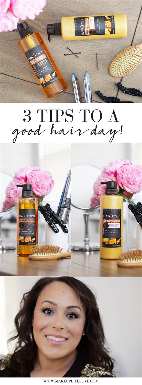 3 Tips to a Good Hair Day | Makeup Life and Love