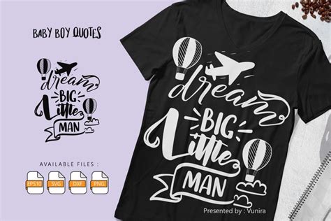 Dream Big Little Man | Lettering Quotes