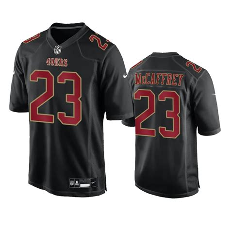 San Francisco 49ers Christian McCaffrey Carbon Black Fashion Game ...