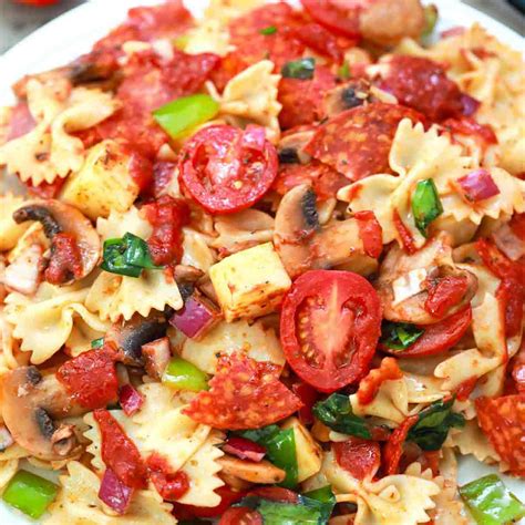 Pizza Pasta Salad - 30 minutes meals