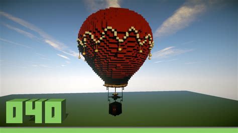 Large hot-air balloon Minecraft Map