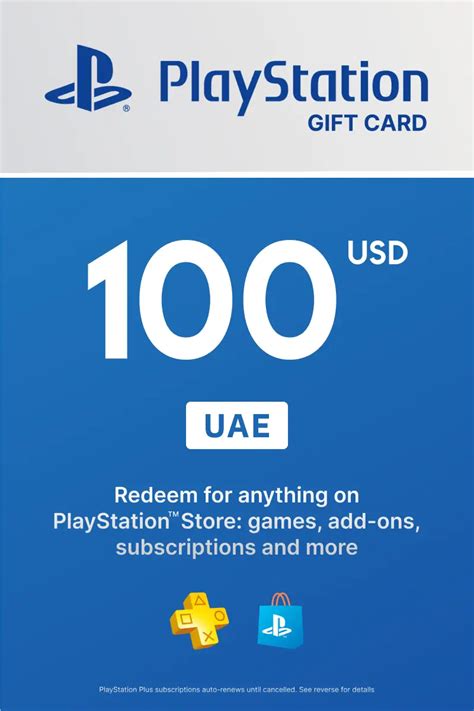 Buy PlayStation Store 100 USD Gift Card (United Arab Emirates ...