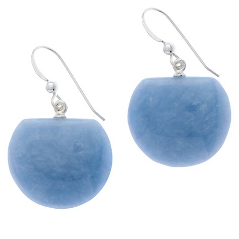 Jay King Sterling Silver Cashmere Blue Anhydrite Drop Earrings ...