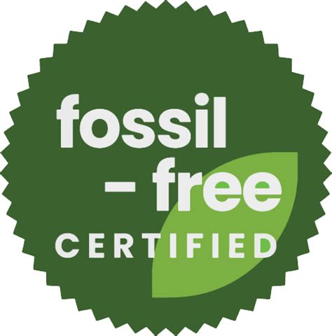 Fossil Free Certification - Bank.Green