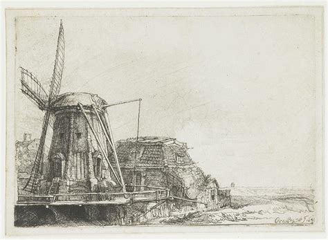 The mill, Rembrandt van Rijn, 1641 Painting by Rembrandt van Rijn ...