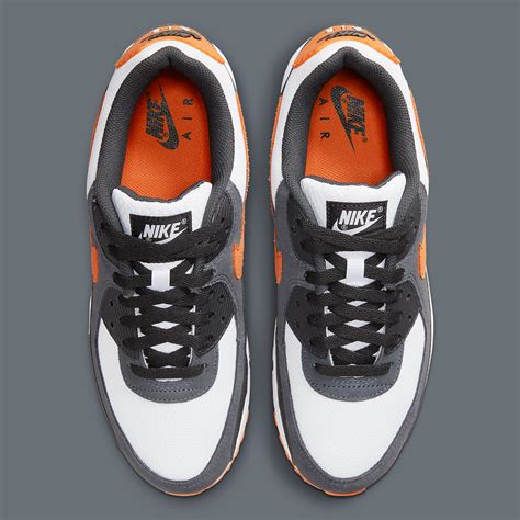 Nike Air Max 90 White Orange Black DM0029-101 | SneakerNews.com