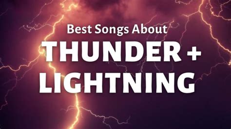 30 Best Songs About Thunder and Lightning | Repeat Replay