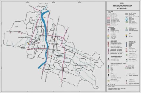 i - Geography: Peta Kota Kediri