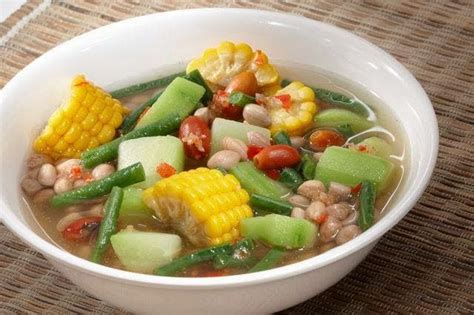 Sayur Asem (Vegetable Tamarind Soup) | Resep masakan, Resep sayuran, Resep