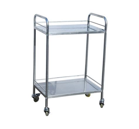 Medical Stainless Steel Hospital Utility Cart Trolley