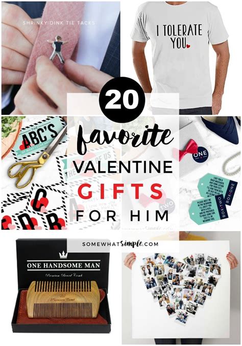 20 BEST Valentine Gifts For Him | Somewhat Simple