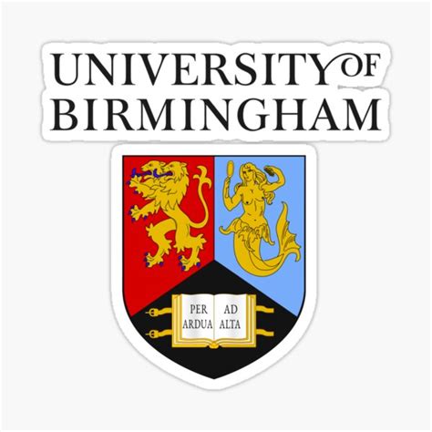 "University of Birmingham - Logo" Sticker for Sale by Darazshop | Redbubble