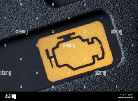 engine warning light in car dashboard Stock Photo - Alamy