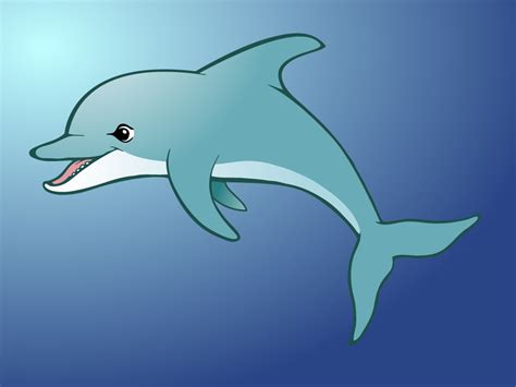 Dolphin Cartoon Drawing at PaintingValley.com | Explore collection of ...