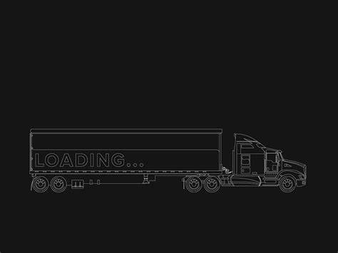 Truck Loading Animation by Sarah Brockett for Atomic Object on Dribbble