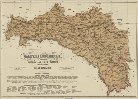 Historical Maps of Galicia (1775-1918) – Forgotten Galicia