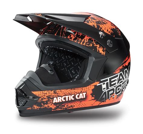 Arctic Cat MX Arctic Cat Gloss Snowmobile Helmet 2017 | eBay