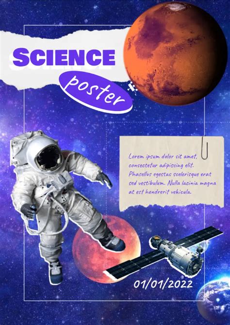 Template for Science Poster | Compatible With Google Docs