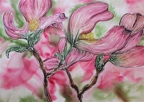 Pink Dogwood Flower Watercolor Fine Art Print, Available in 8x12, 11x17 ...