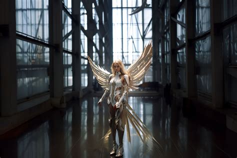 Cyberpunk angel. by BergionStyle on DeviantArt