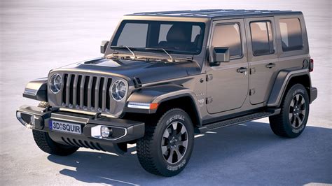 3D jeep wrangler sahara - TurboSquid 1229702